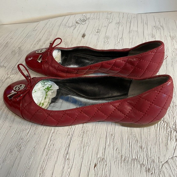 Phillipp Plein GoldJungle Cushioned Red Flat Skull Shoe Size EUR 36 US 5.5 - Picture 5 of 16